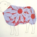 daisy sheep red